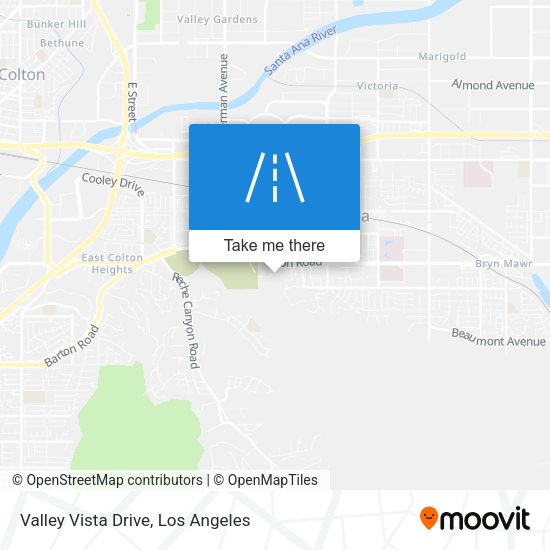 Mapa de Valley Vista Drive