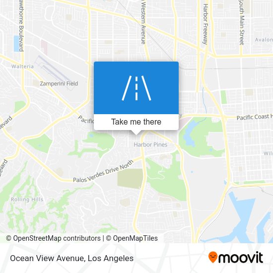 Ocean View Avenue map