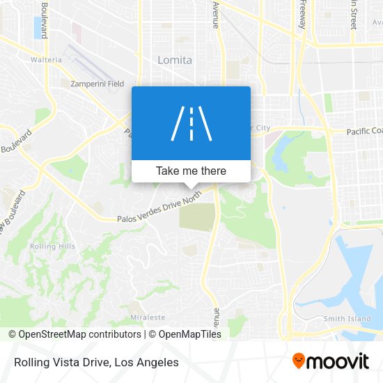 Rolling Vista Drive map