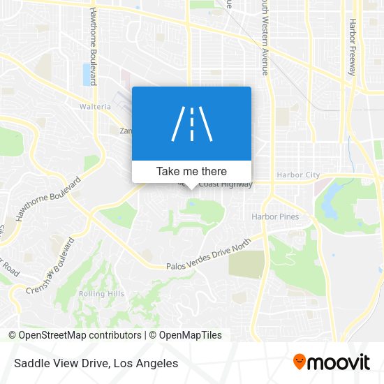 Saddle View Drive map