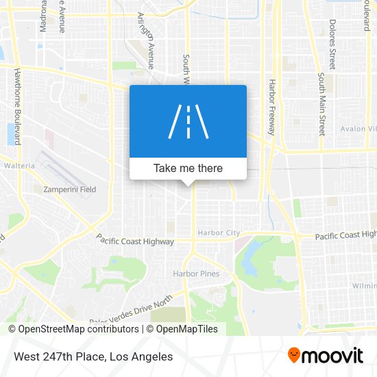 Mapa de West 247th Place