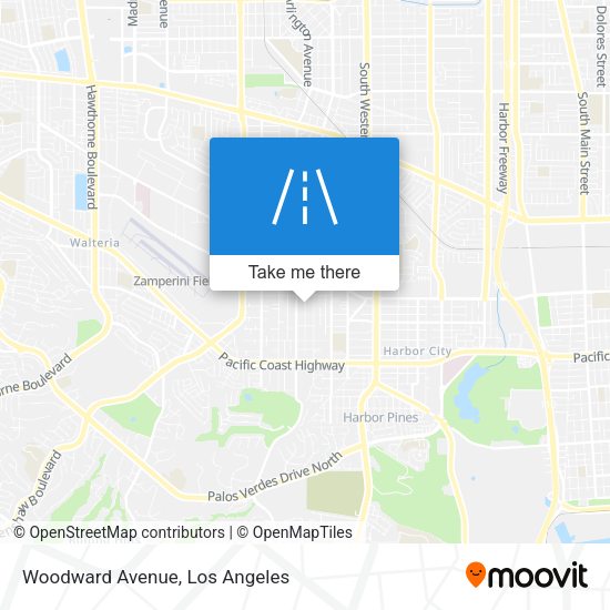 Mapa de Woodward Avenue