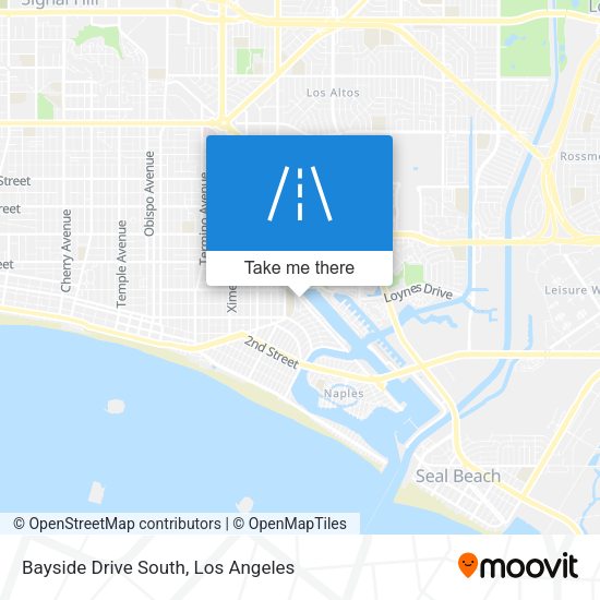 Bayside Drive South map