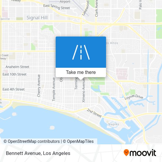 Mapa de Bennett Avenue