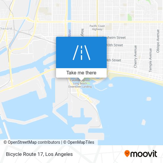 Bicycle Route 17 map