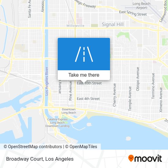 Mapa de Broadway Court