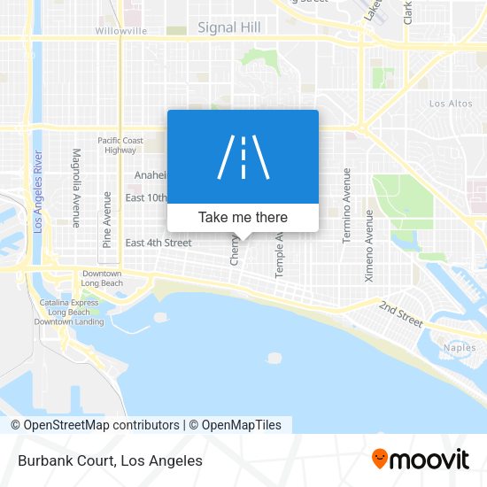 Mapa de Burbank Court