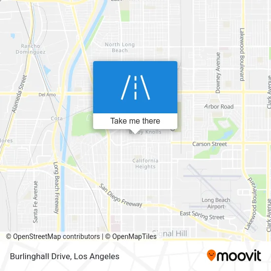 Mapa de Burlinghall Drive