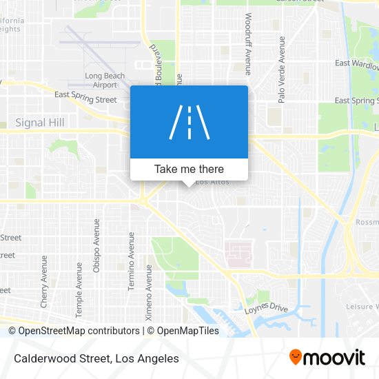 Mapa de Calderwood Street