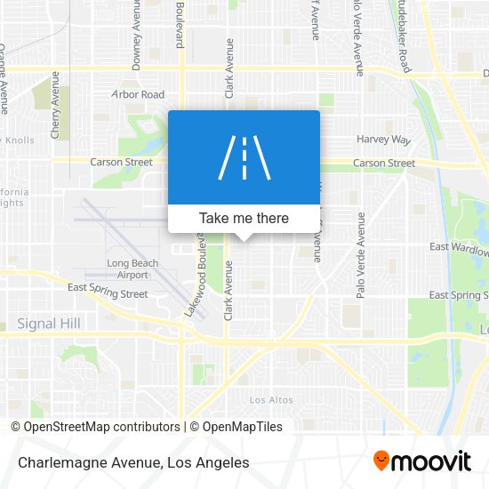 Mapa de Charlemagne Avenue