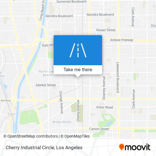 Mapa de Cherry Industrial Circle