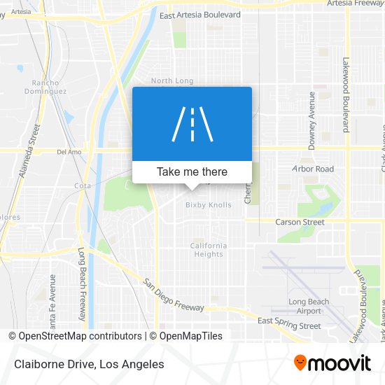 Claiborne Drive map