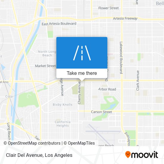 Clair Del Avenue map