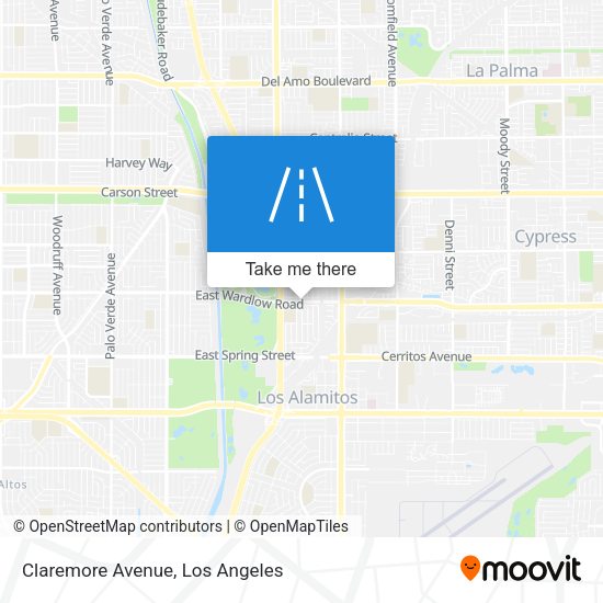 Mapa de Claremore Avenue