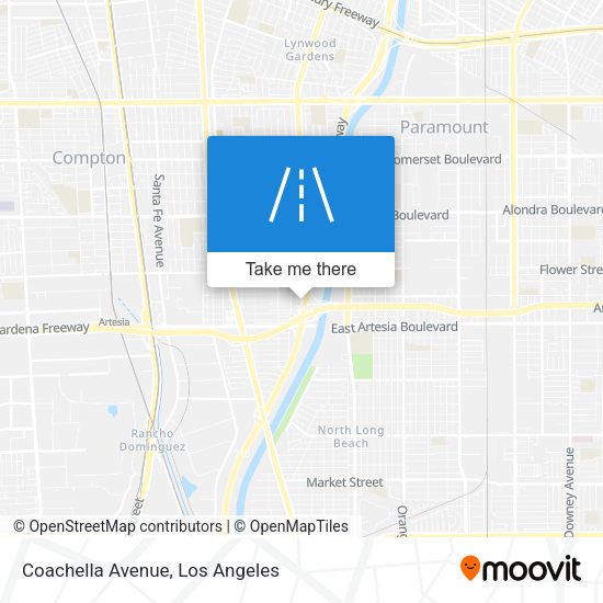Coachella Avenue map