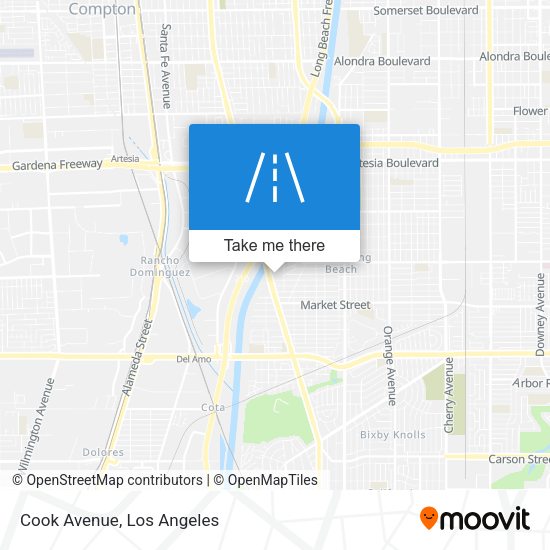 Mapa de Cook Avenue