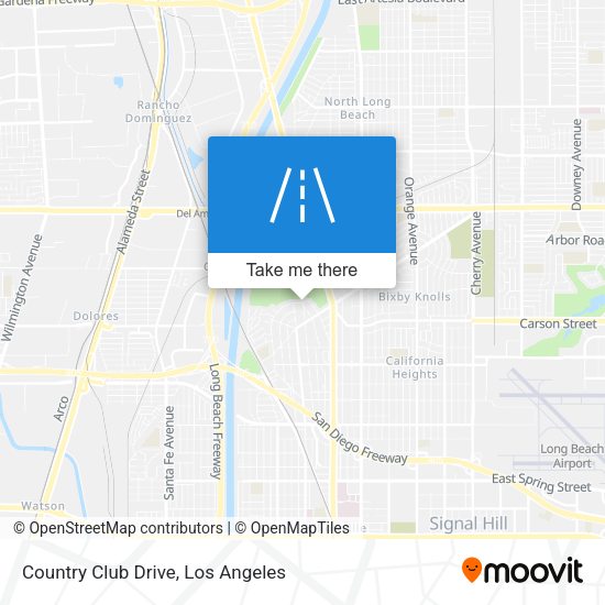 Mapa de Country Club Drive