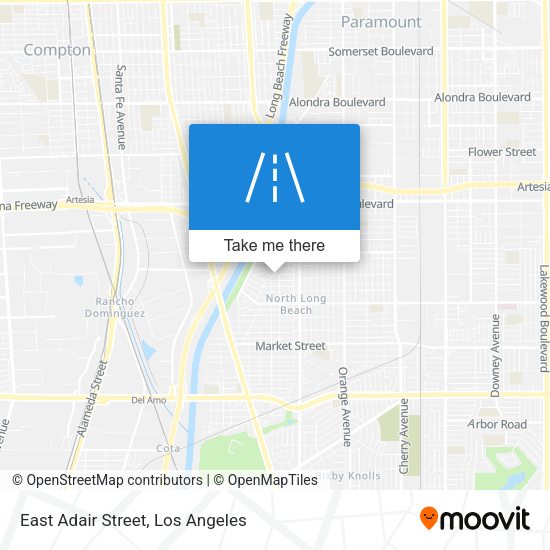 East Adair Street map