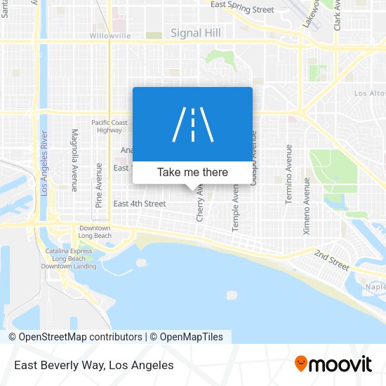 Mapa de East Beverly Way