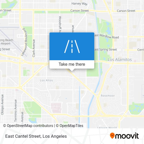East Cantel Street map