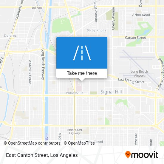 Mapa de East Canton Street