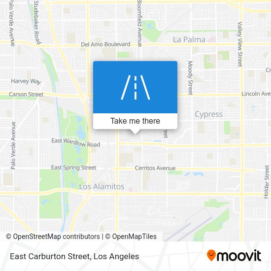 Mapa de East Carburton Street