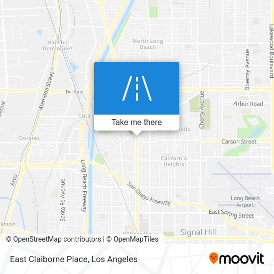Mapa de East Claiborne Place
