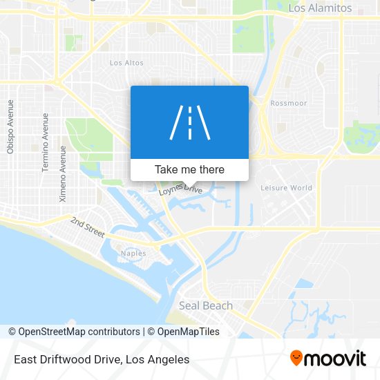 East Driftwood Drive map
