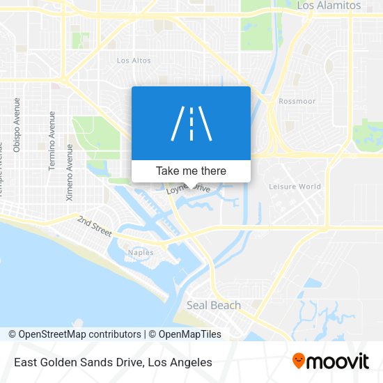 East Golden Sands Drive map