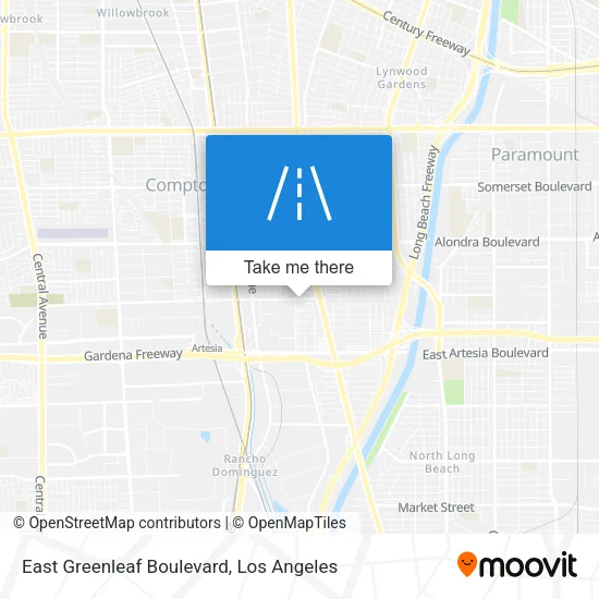 East Greenleaf Boulevard map