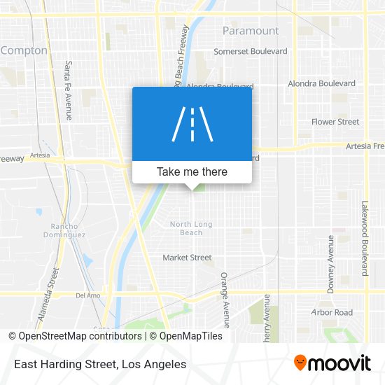 East Harding Street map