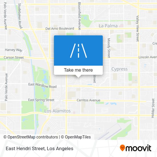 East Hendri Street map