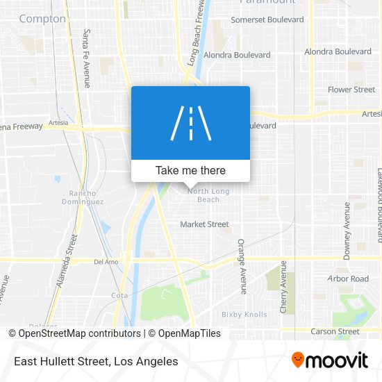 Mapa de East Hullett Street