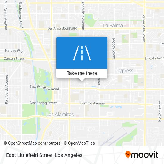 East Littlefield Street map