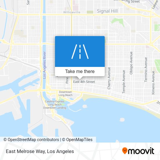 Mapa de East Melrose Way