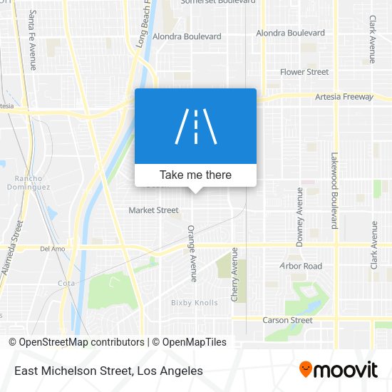 East Michelson Street map