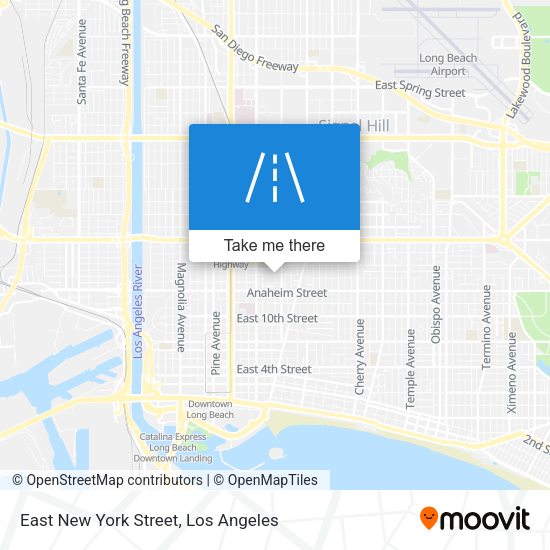 Mapa de East New York Street