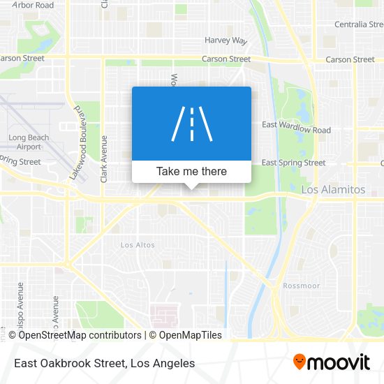 East Oakbrook Street map