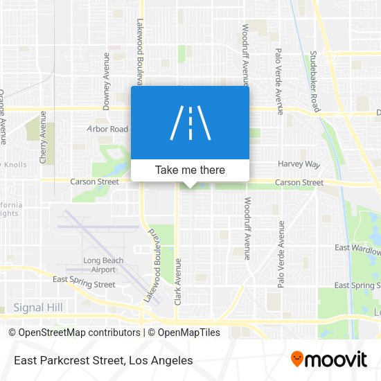 East Parkcrest Street map