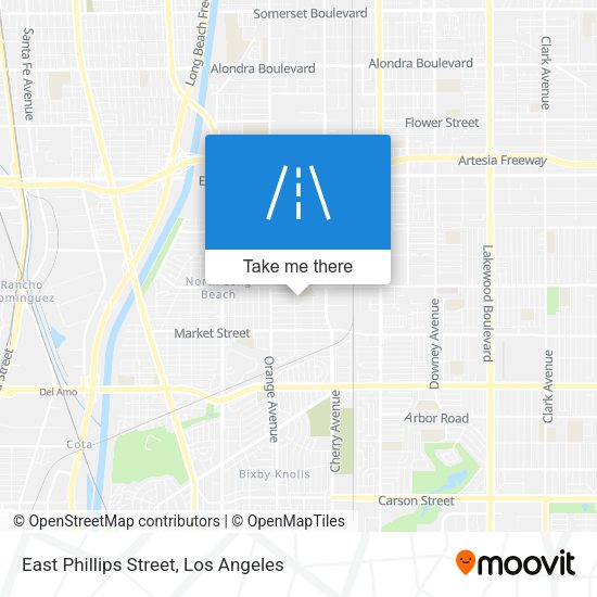 Mapa de East Phillips Street