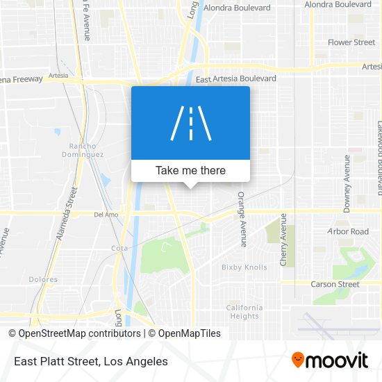 Mapa de East Platt Street