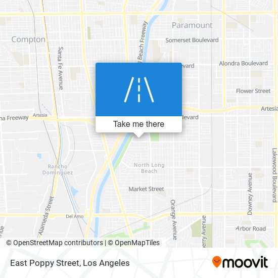 How to get to East Poppy Street, Long Beach by Bus?