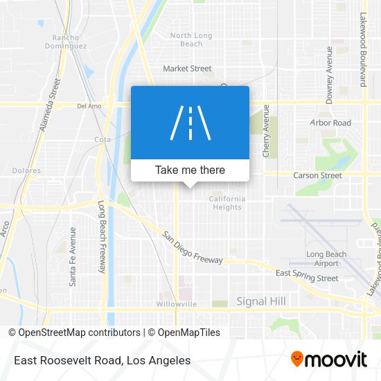 East Roosevelt Road map