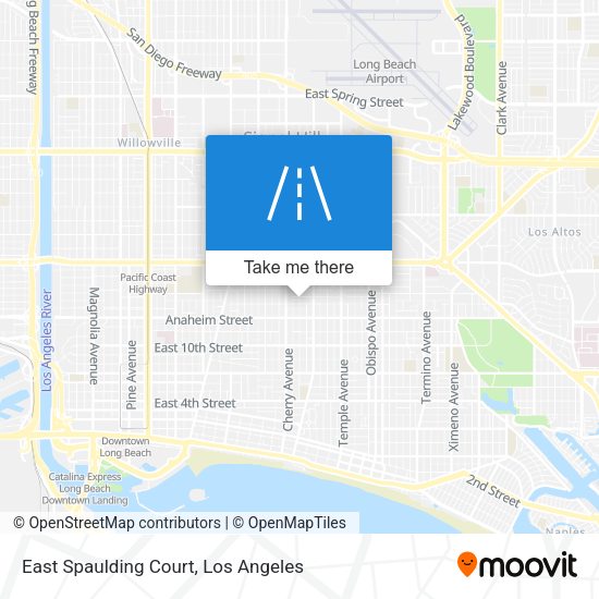 East Spaulding Court map