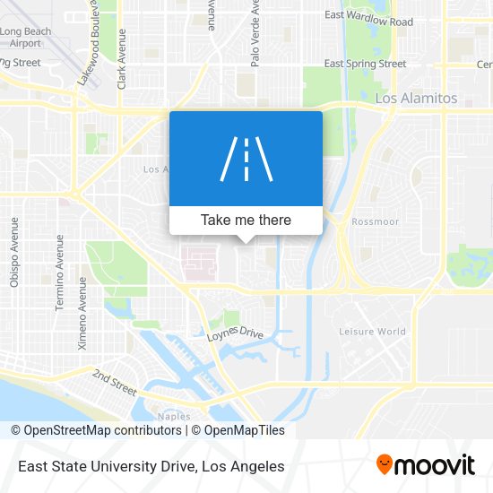 Mapa de East State University Drive
