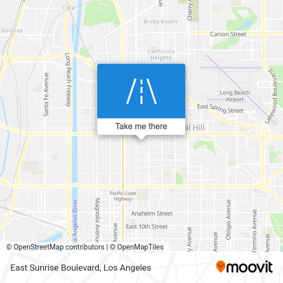 East Sunrise Boulevard map
