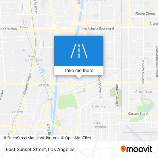 Mapa de East Sunset Street