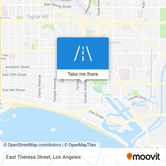 East Theresa Street map