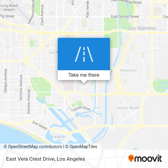 East Vera Crest Drive map