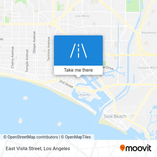 Mapa de East Vista Street